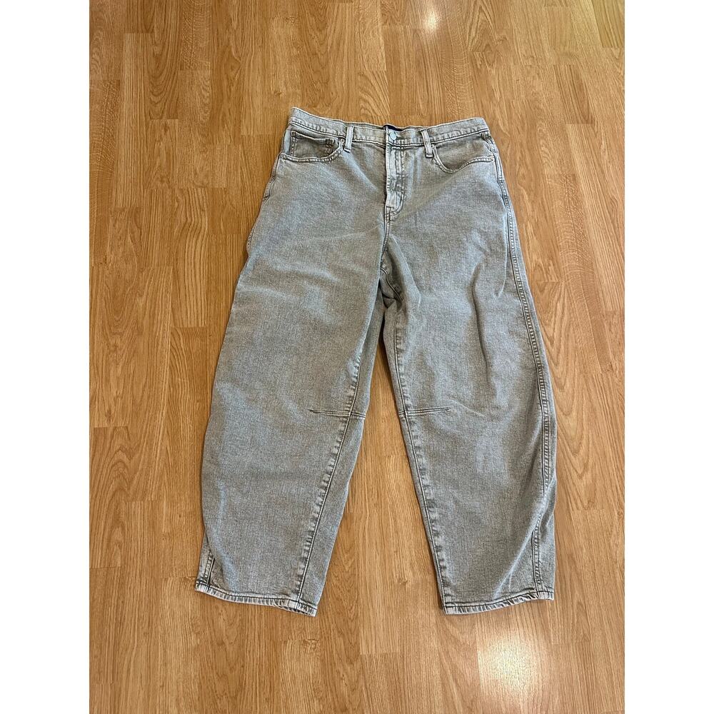 GAP High Rise Barrel Jeans, Size 12 - Picture 5 of 9